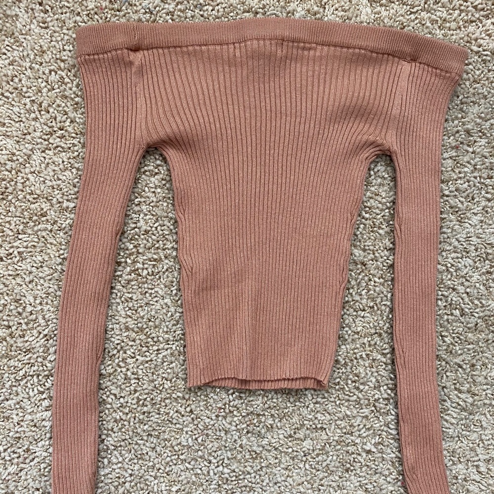 Forever 21 Off the Shoulder Sweater Top